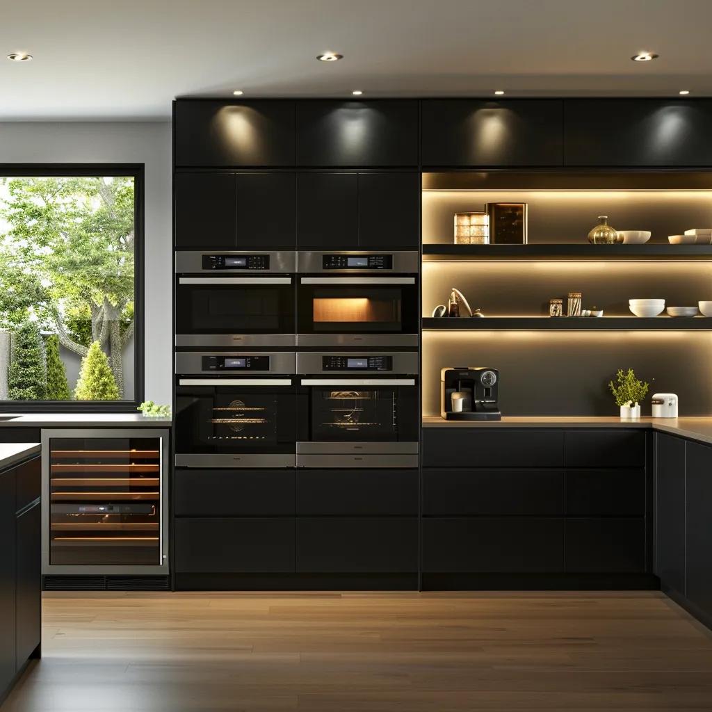 a modern kitchen filled with high-end appliances showcases a well-organized maintenance toolkit, emphasizing practical appliance care for concord residents in a sleek, inviting environment.
